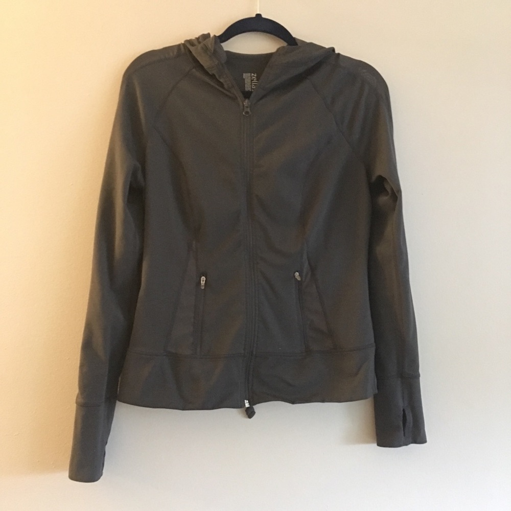 ZELLA dark grey fitted jacket